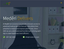 Tablet Screenshot of mederinv.com